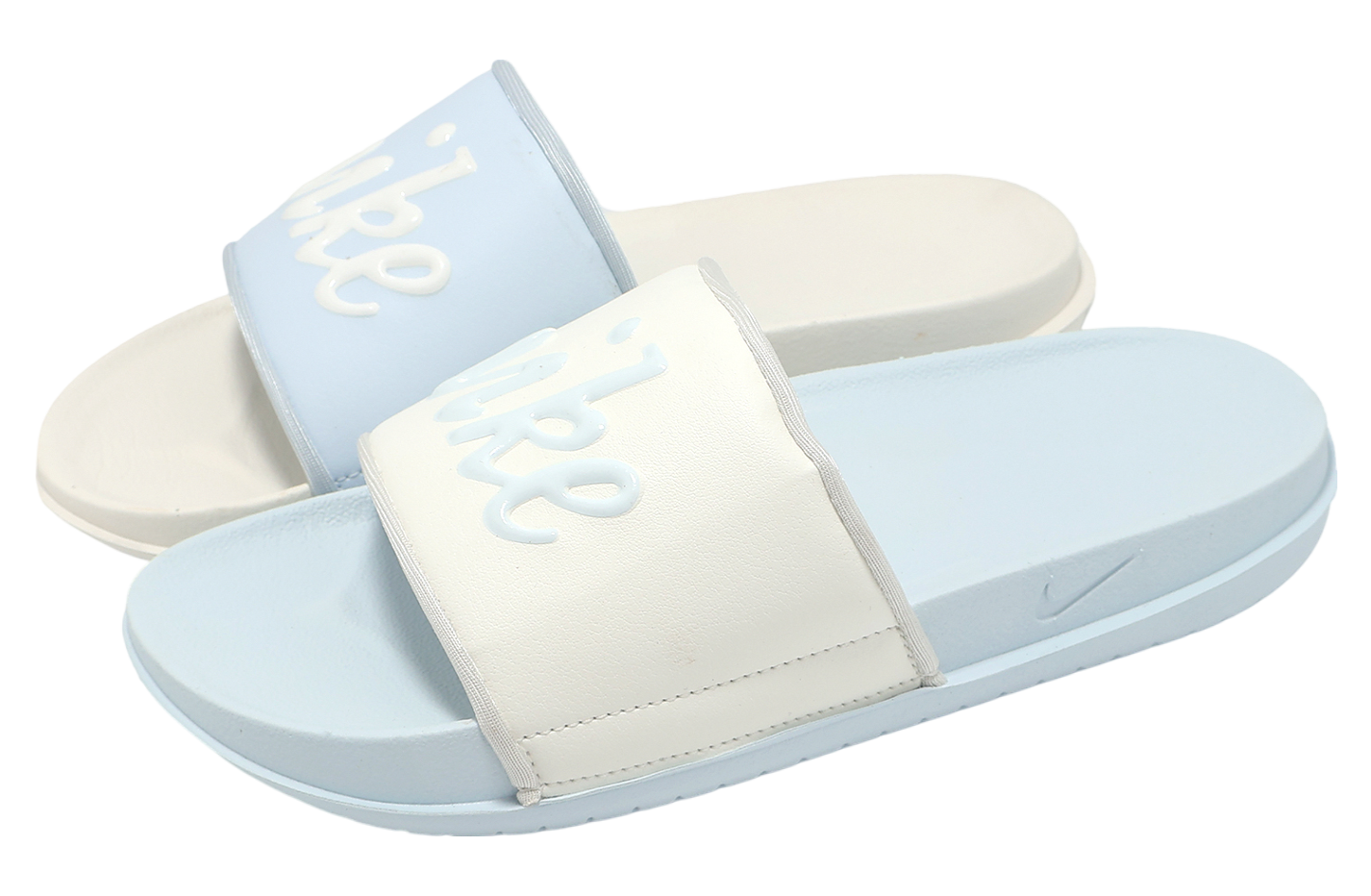 スニーカー NIKE WMNS OFFCOURT SLIDE MIX Nike Wmns Offcourt Slide Mix Sail / Sail Blue Tint - May