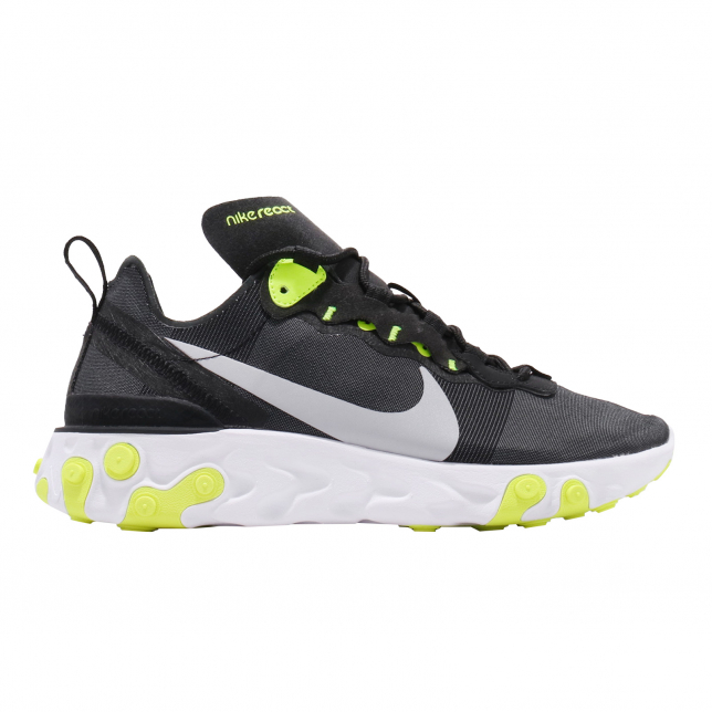 Nike WMNS React Element 55 Black Wolf Grey