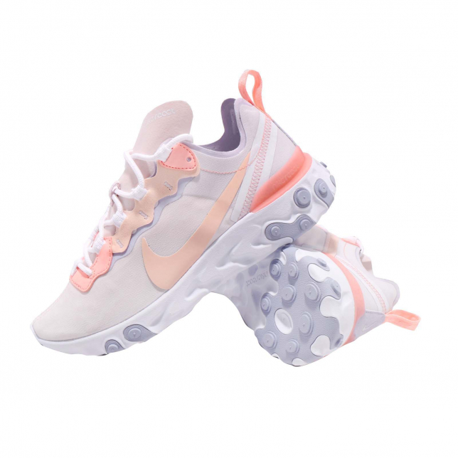 Nike WMNS React Element 55 Pale Pink Washed Coral BQ2728601