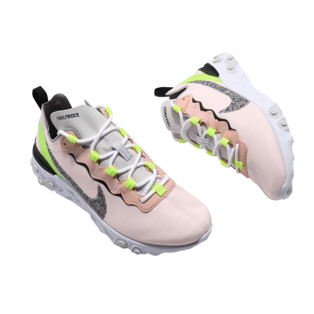 Nike react light pink hotsell