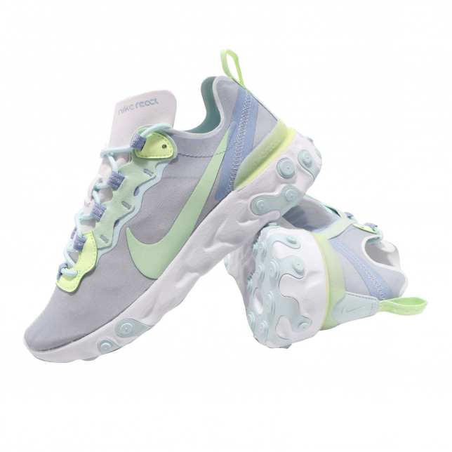 Nike WMNS React Element 55 White Frosted Spruce BQ2728100