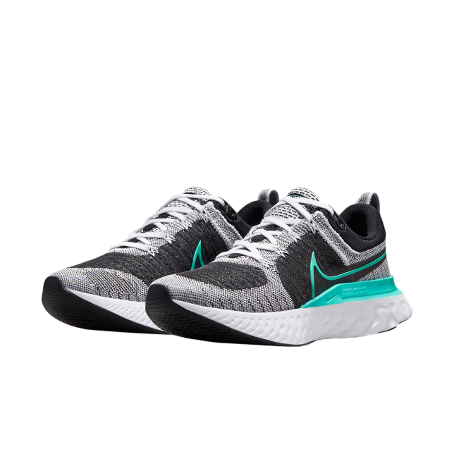 Nike WMNS React Infinity Run Flyknit 2 Aurora Green Black