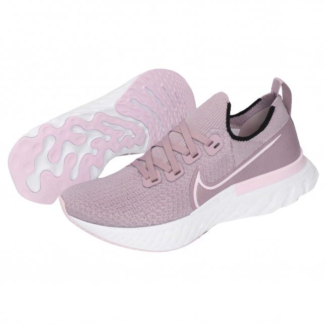 Nike WMNS React Infinity Run Flyknit Plum Fog Pink Foam