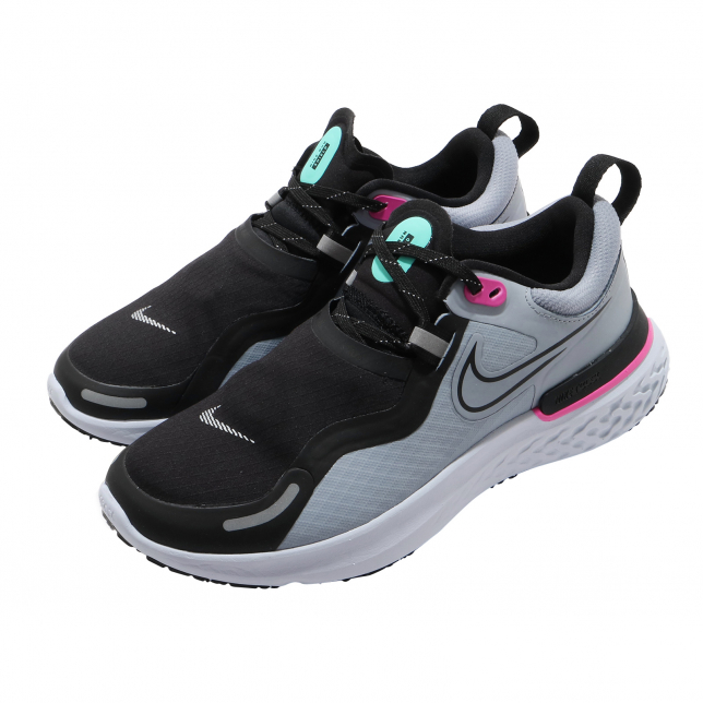 Nike WMNS React Miler Shield Obsidian Mist