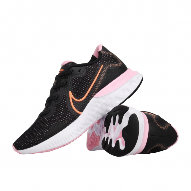 Nike WMNS Renew Run Black Orange Pulse