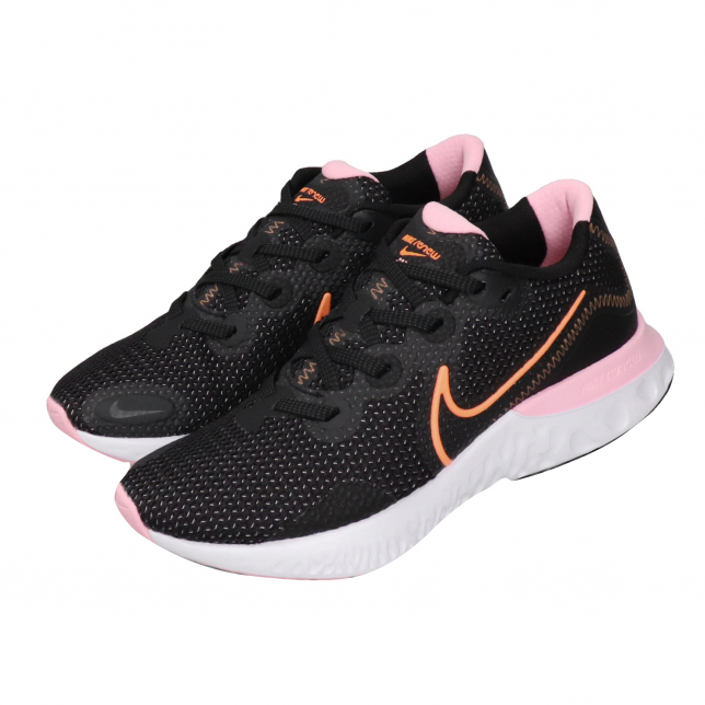 Nike WMNS Renew Run Black Orange Pulse