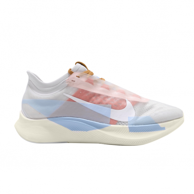 Nike WMNS Zoom Fly 3 PRM Photon Dust White Team Orange