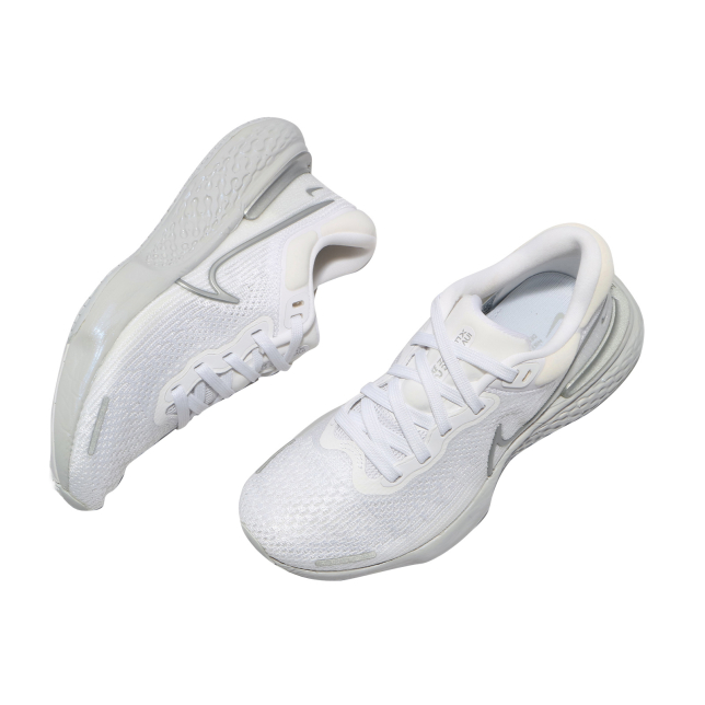 Nike WMNS ZoomX Invincible Run Flyknit White Metallic Silver CT2229101