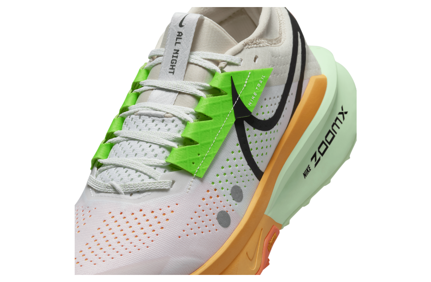 Nike Zegama 2 Summit White / Laser Orange