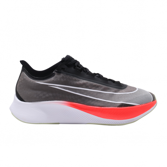 Nike Zoom Fly 3 Black White Laser Crimson