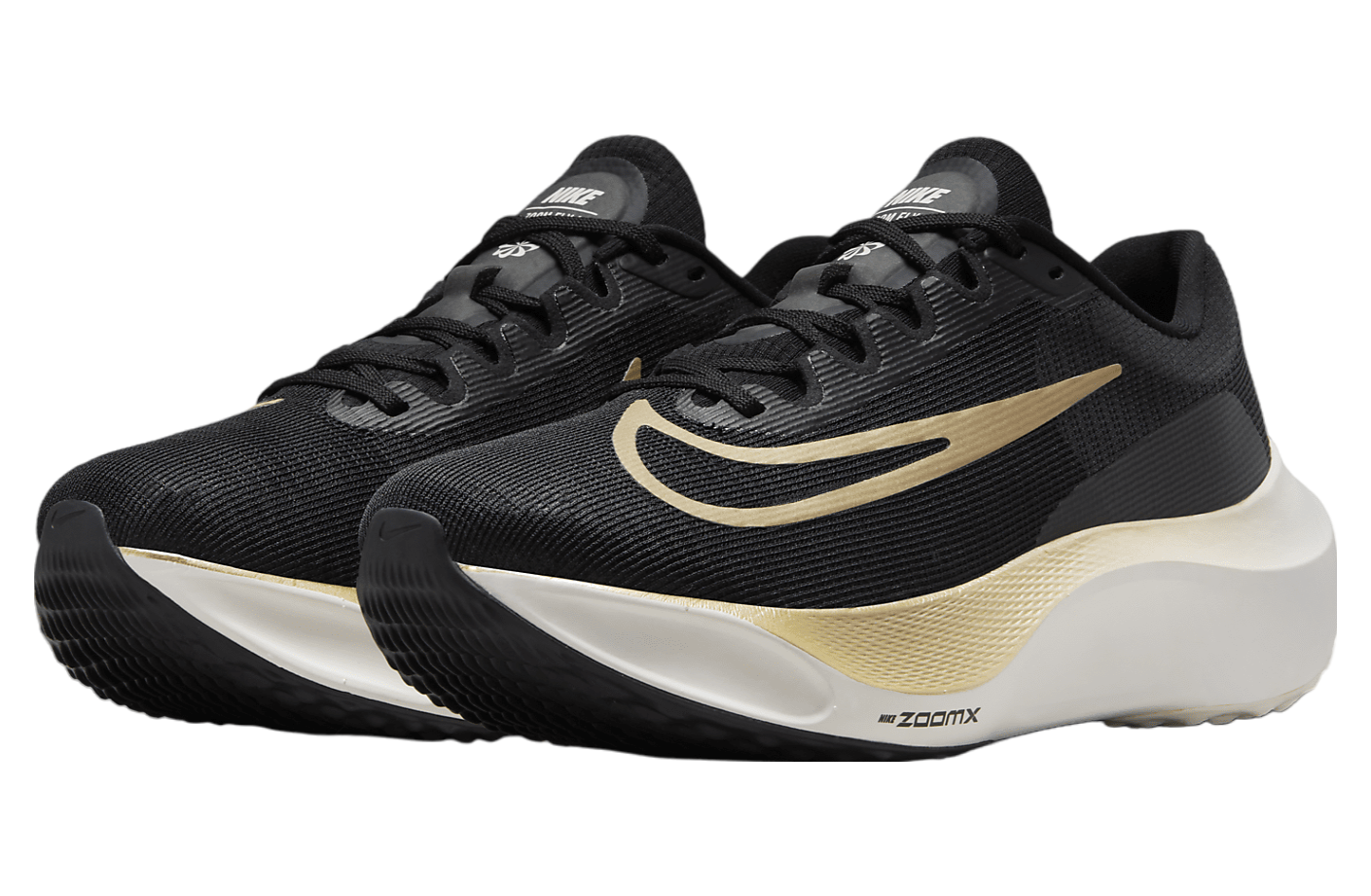 Nike Zoom Fly 5 Black / Metallic Gold Grain