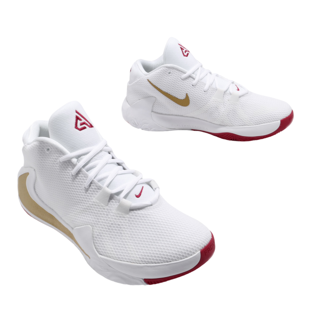 Nike Zoom Freak 1 EP White / Metallic Gold