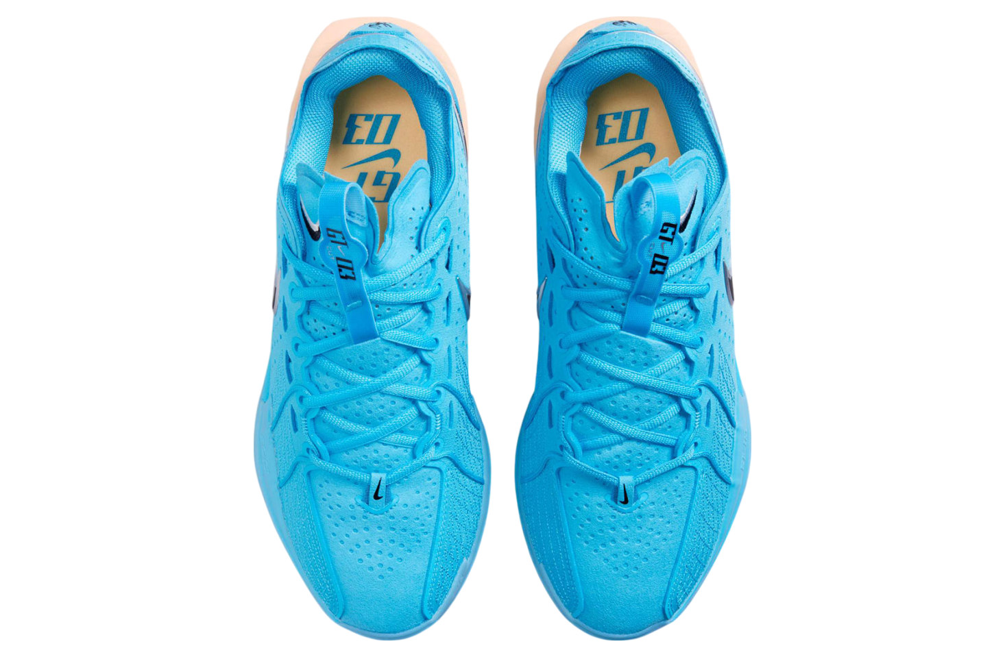 Nike Zoom Gt Cut 3 Blue Fury / Tangerine Tint
