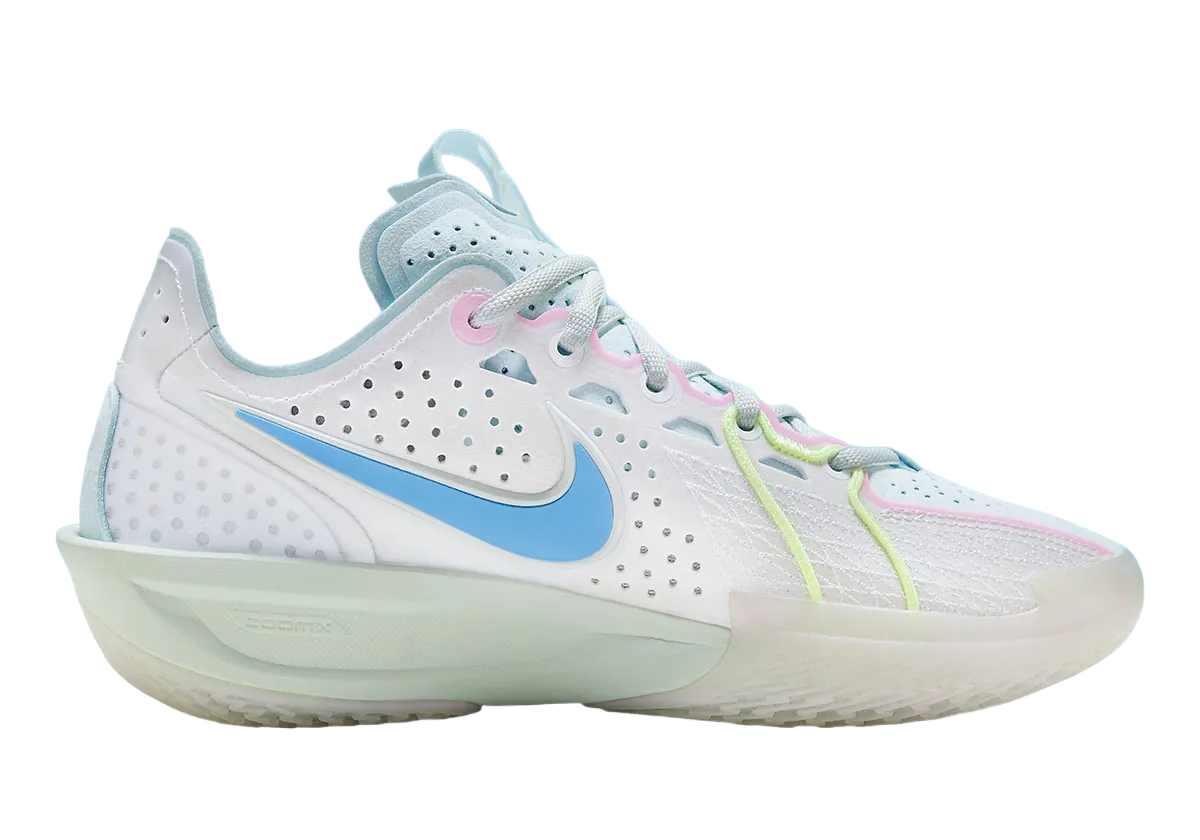 Nike Zoom GT Cut 3 White Aquarius Blue