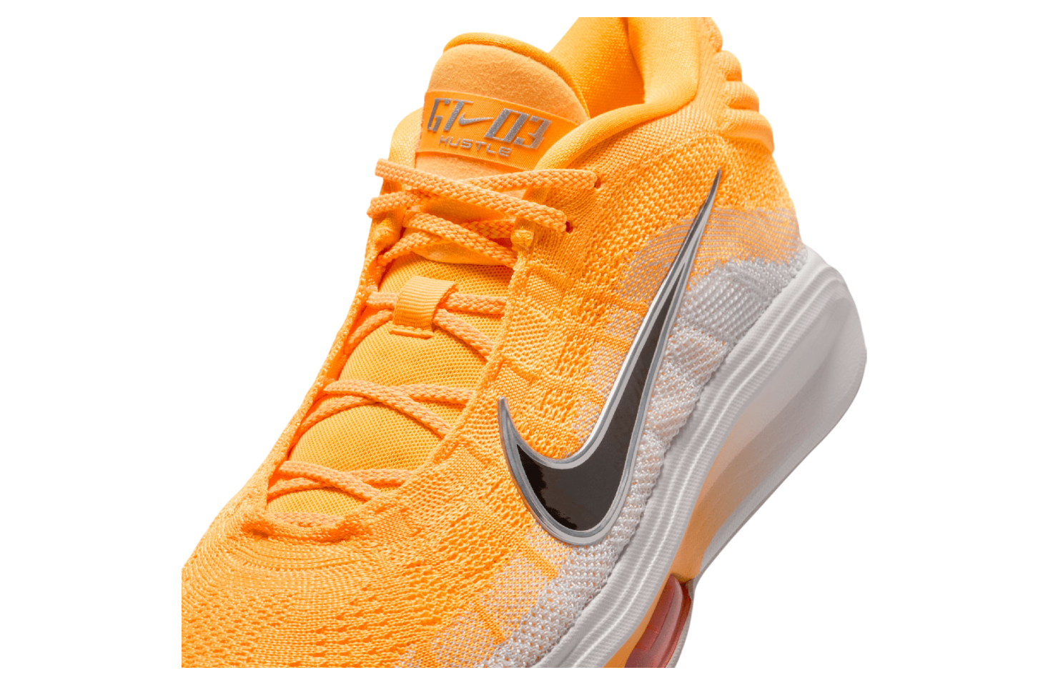 Nike Zoom GT Hustle 3 Laser Orange / Metallic Silver-Vast Grey-Black