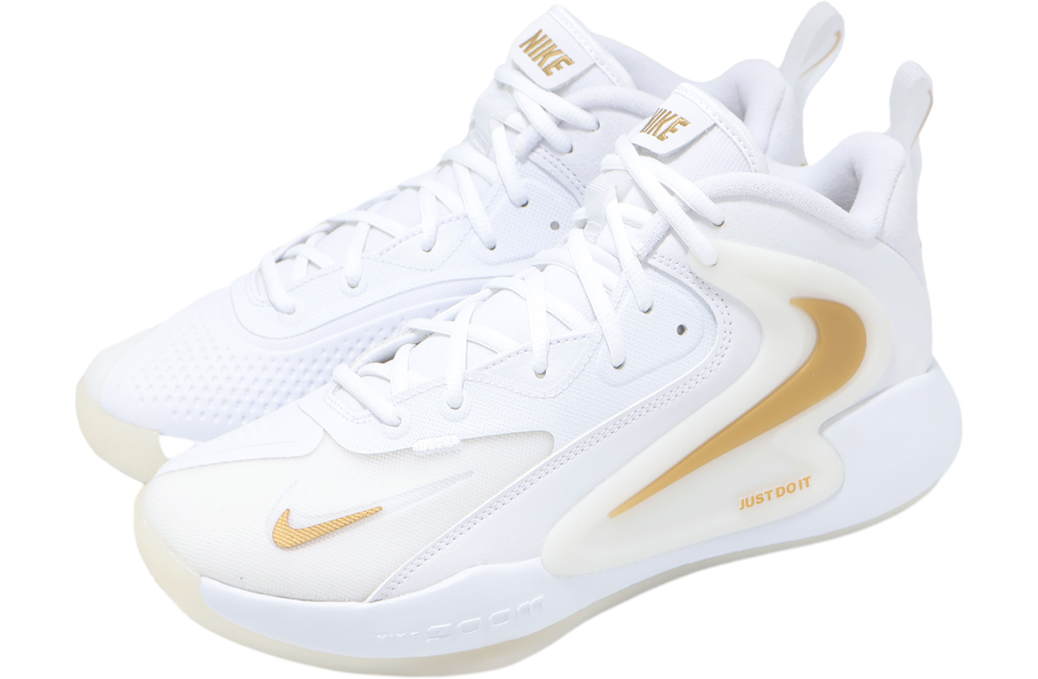 Nike Zoom Hyperset White Metallic Gold Apr 2025 FQ7070104