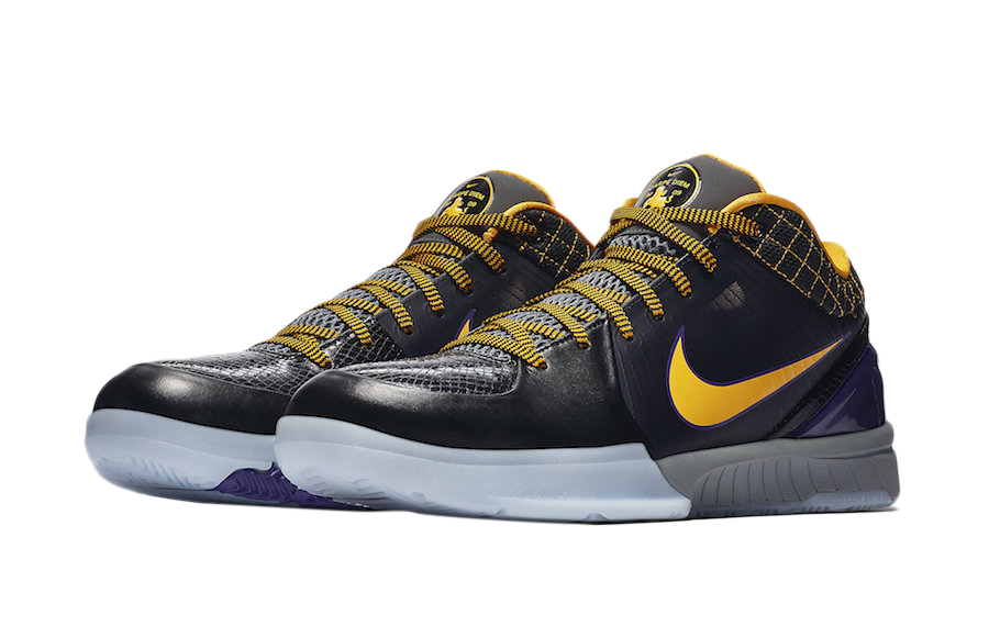 Nike Kobe IV Protro Basketball Shoe Size 10 (Black)