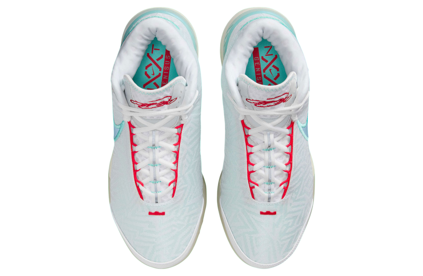 Nike Zoom Lebron Nxxt Genisus White / Siren Red