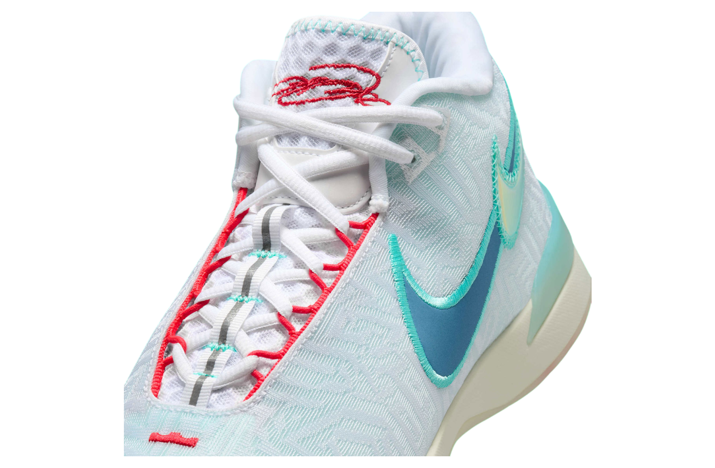 Nike Zoom Lebron Nxxt Genisus White / Siren Red