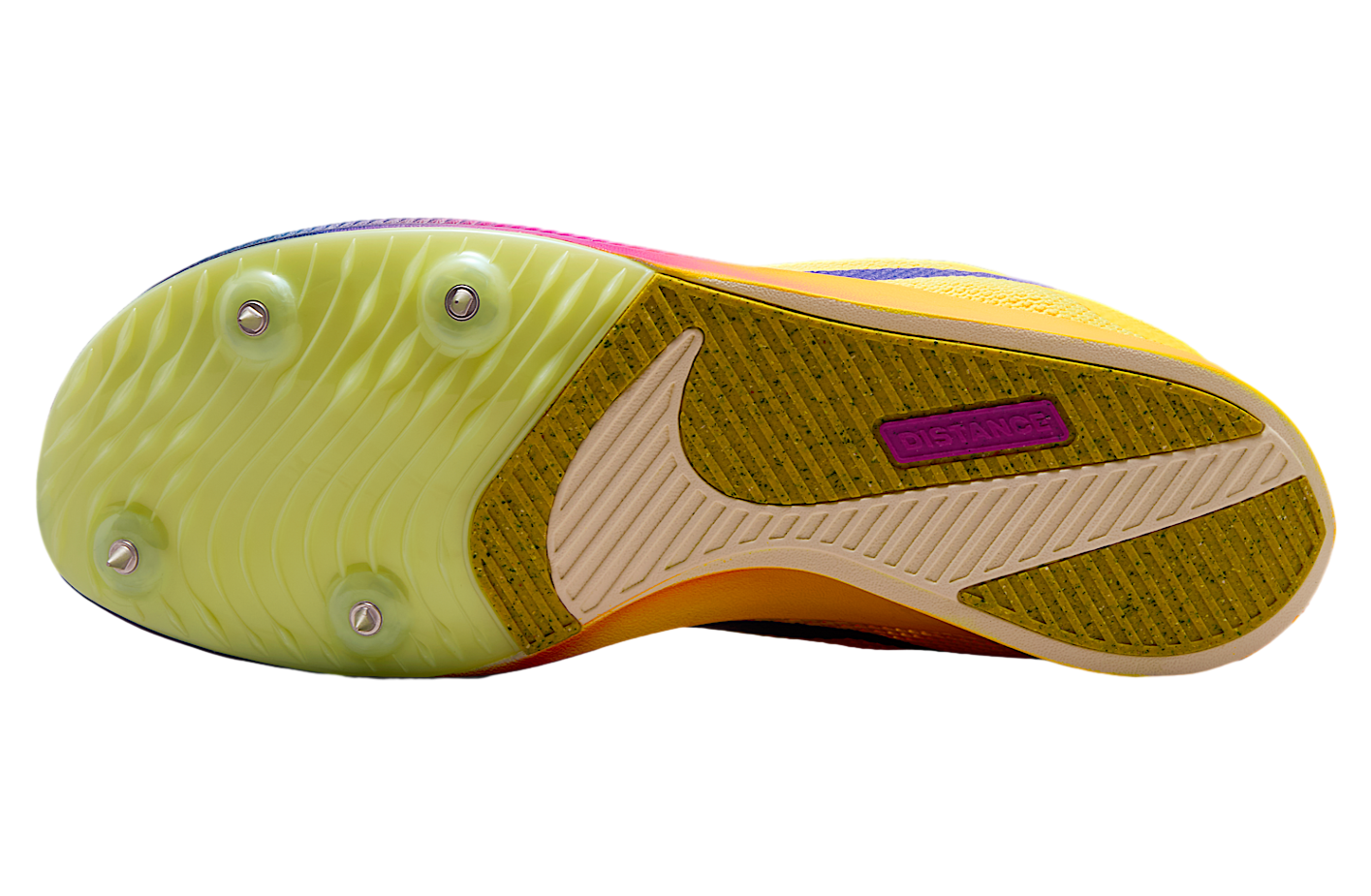 Nike Zoom Rival Distance Citron Pulse / Hyper Violet