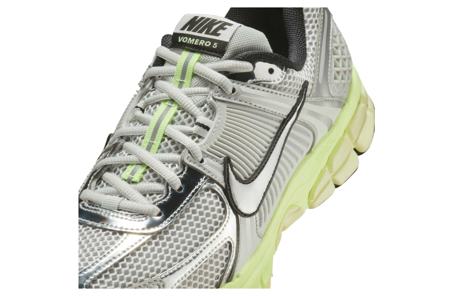 Nike Zoom Vomero 5 Metallic Silver / Barley Volt