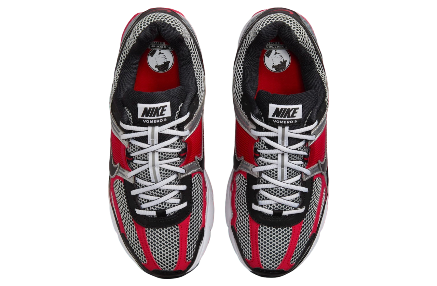 Nike Zoom Vomero 5 Metallic Silver / University Red