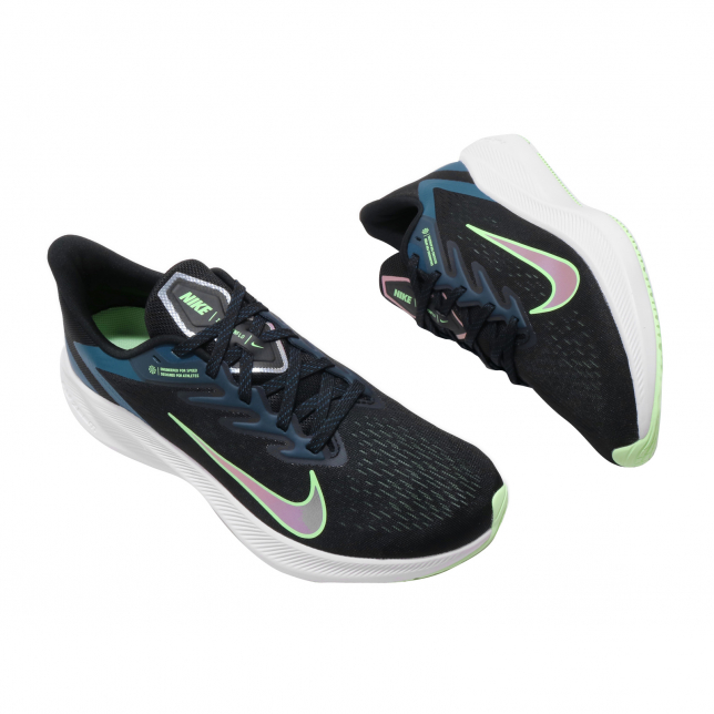 Nike Zoom Winflo 7 Black Vapor Green - May 2020 - CJ0291004