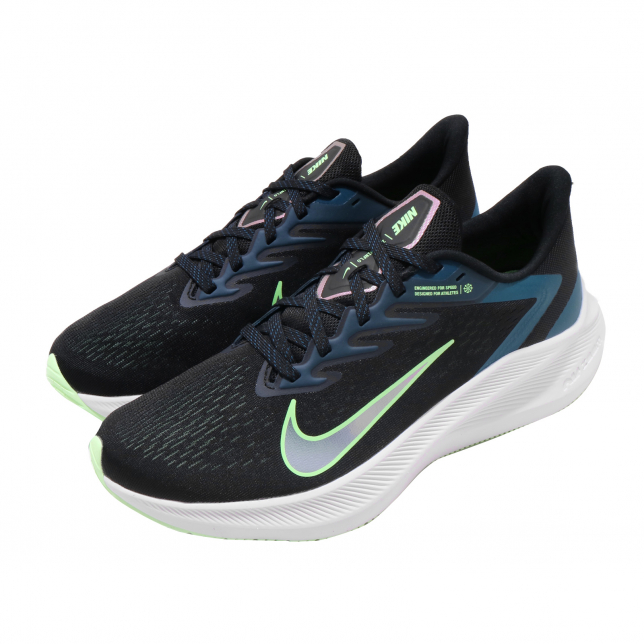 Nike Zoom Winflo 7 Black Vapor Green - May 2020 - CJ0291004