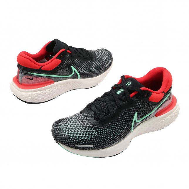 Nike ZoomX Invincible Run Flyknit Black Green Glow