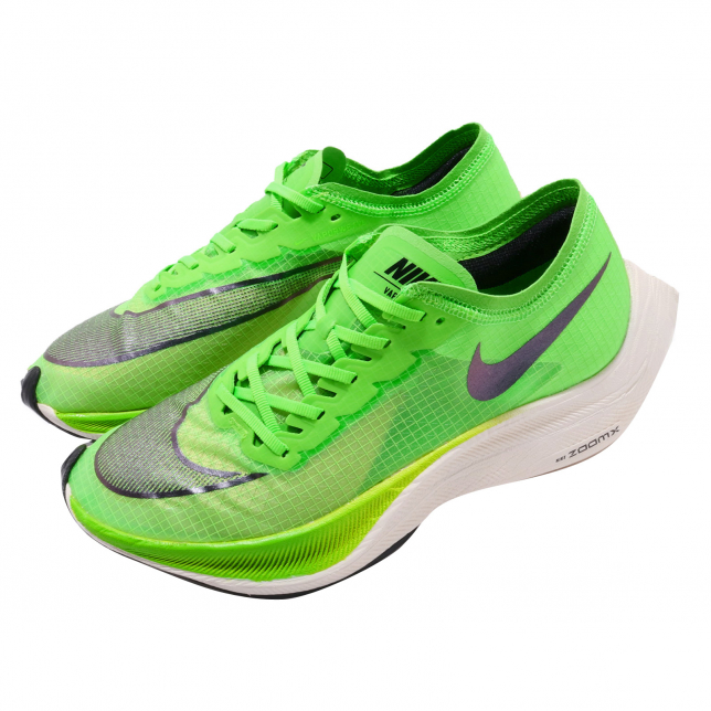 Nike ZoomX VaporFly Next% Electric Green Guava Ice Black AO4568300