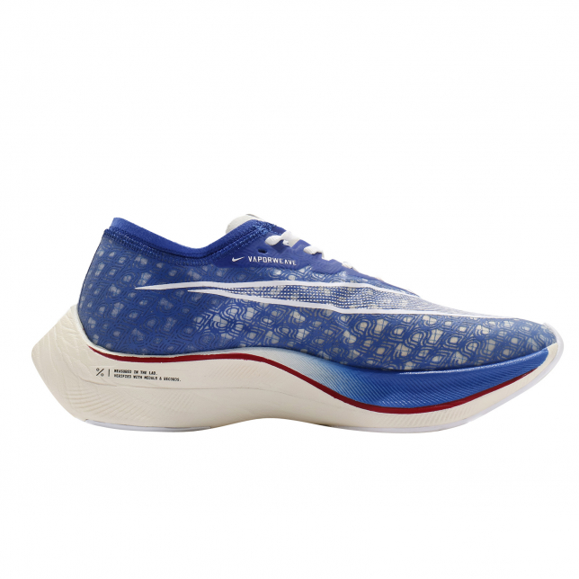 Nike ZoomX Vaporfly Next% Game Royal White Gym Red DD8337400