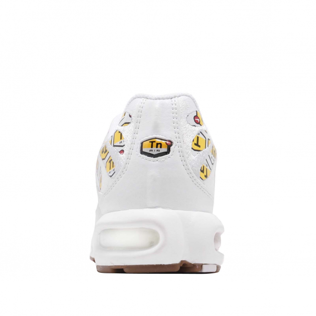 NikeAir Max Plus QS White Black Gum Yellow