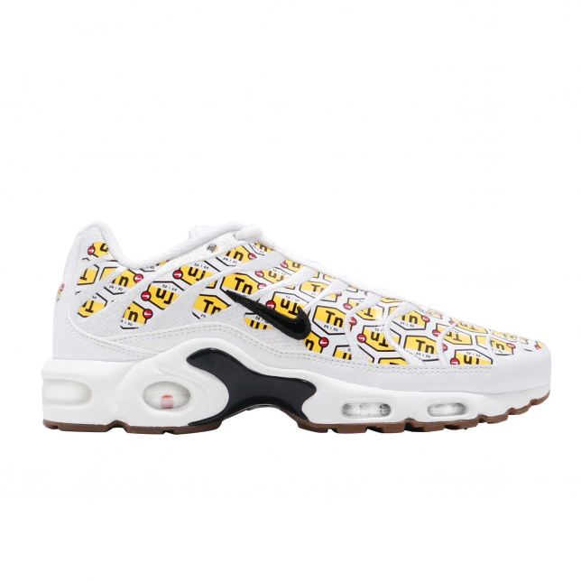 NikeAir Max Plus QS White Black Gum Yellow