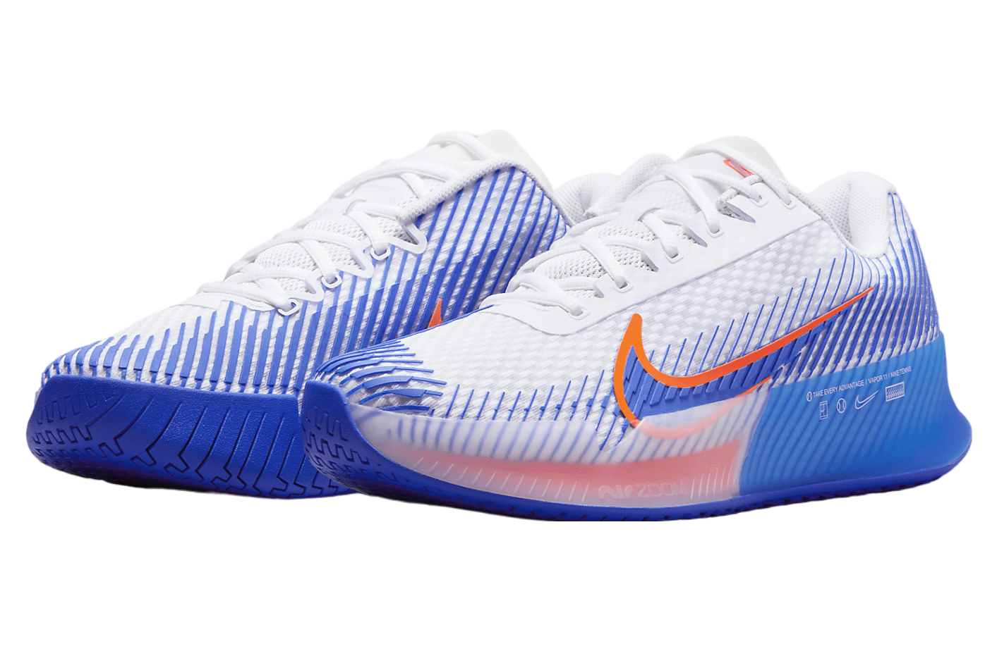 Nikecourt Air Zoom Vapor 11 White / Hyper Crimson (Hard Court)