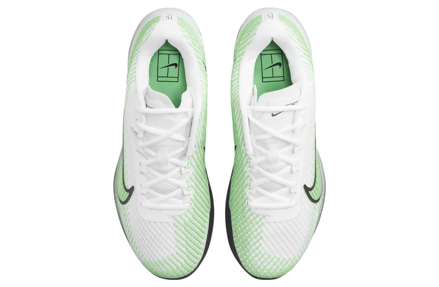 NikeCourt Air Zoom Vapor 11 White / Poison Green