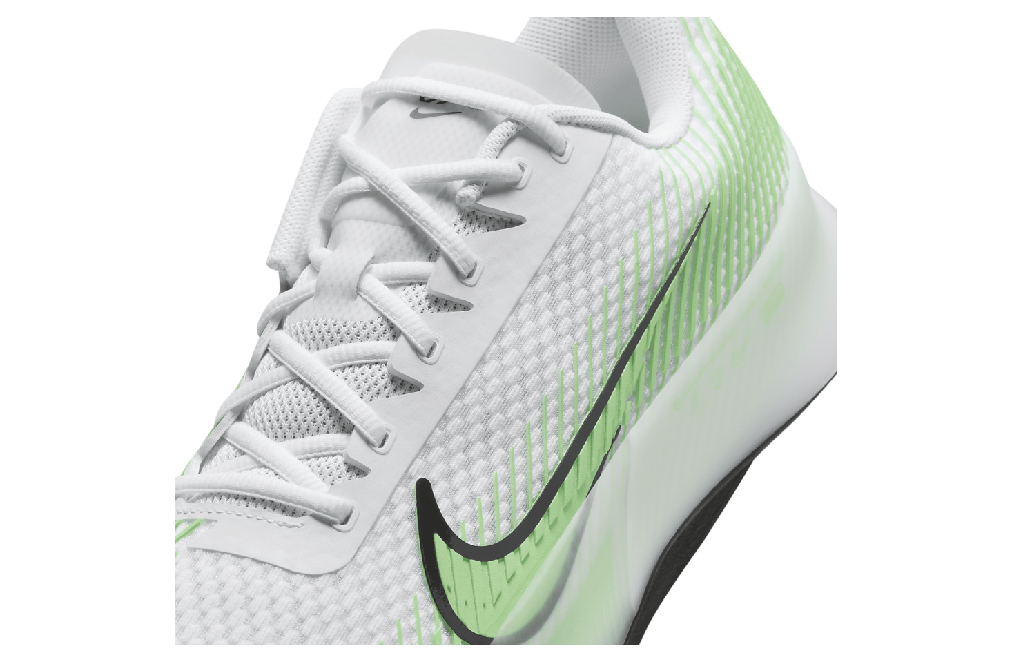 NikeCourt Air Zoom Vapor 11 White / Poison Green