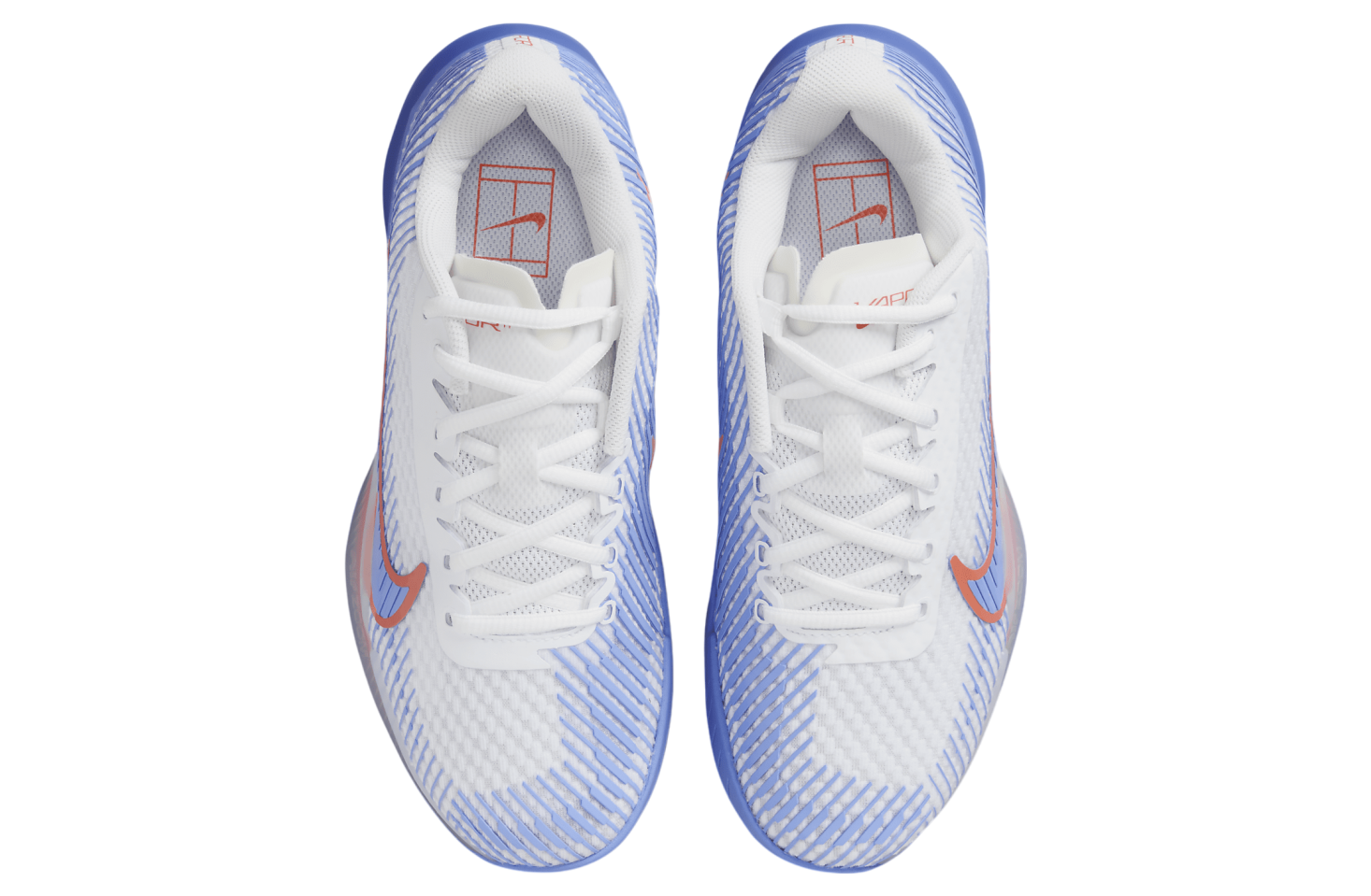 Nikecourt Air Zoom Vapor 11 WMNS White / Light Wild Mango (Hard Court)