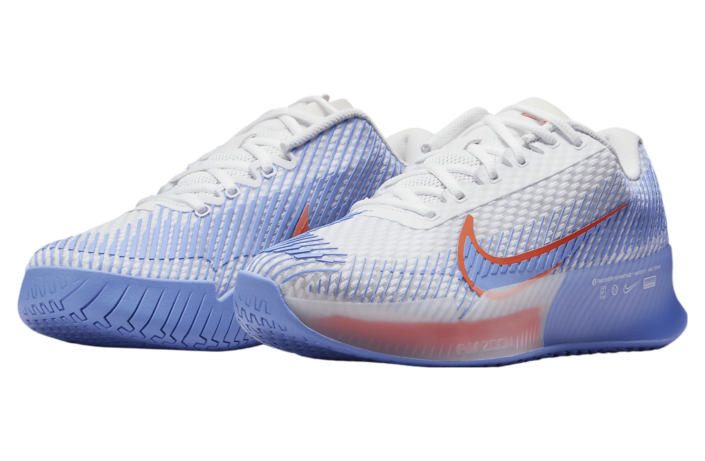 Nikecourt Air Zoom Vapor 11 WMNS White / Light Wild Mango (Hard Court)