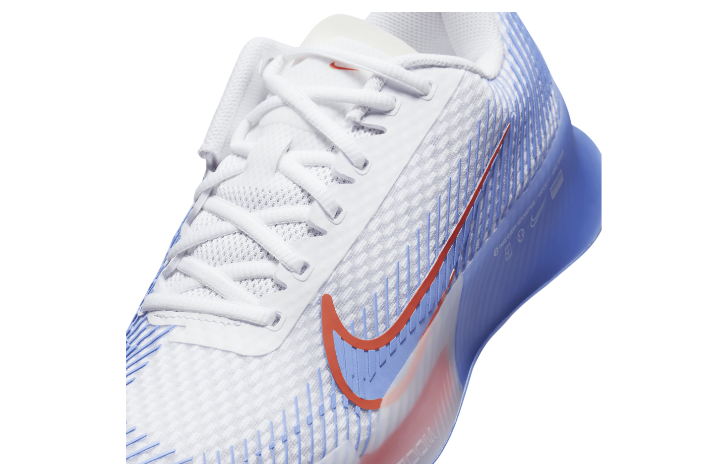 Nikecourt Air Zoom Vapor 11 WMNS White / Light Wild Mango (Hard Court)