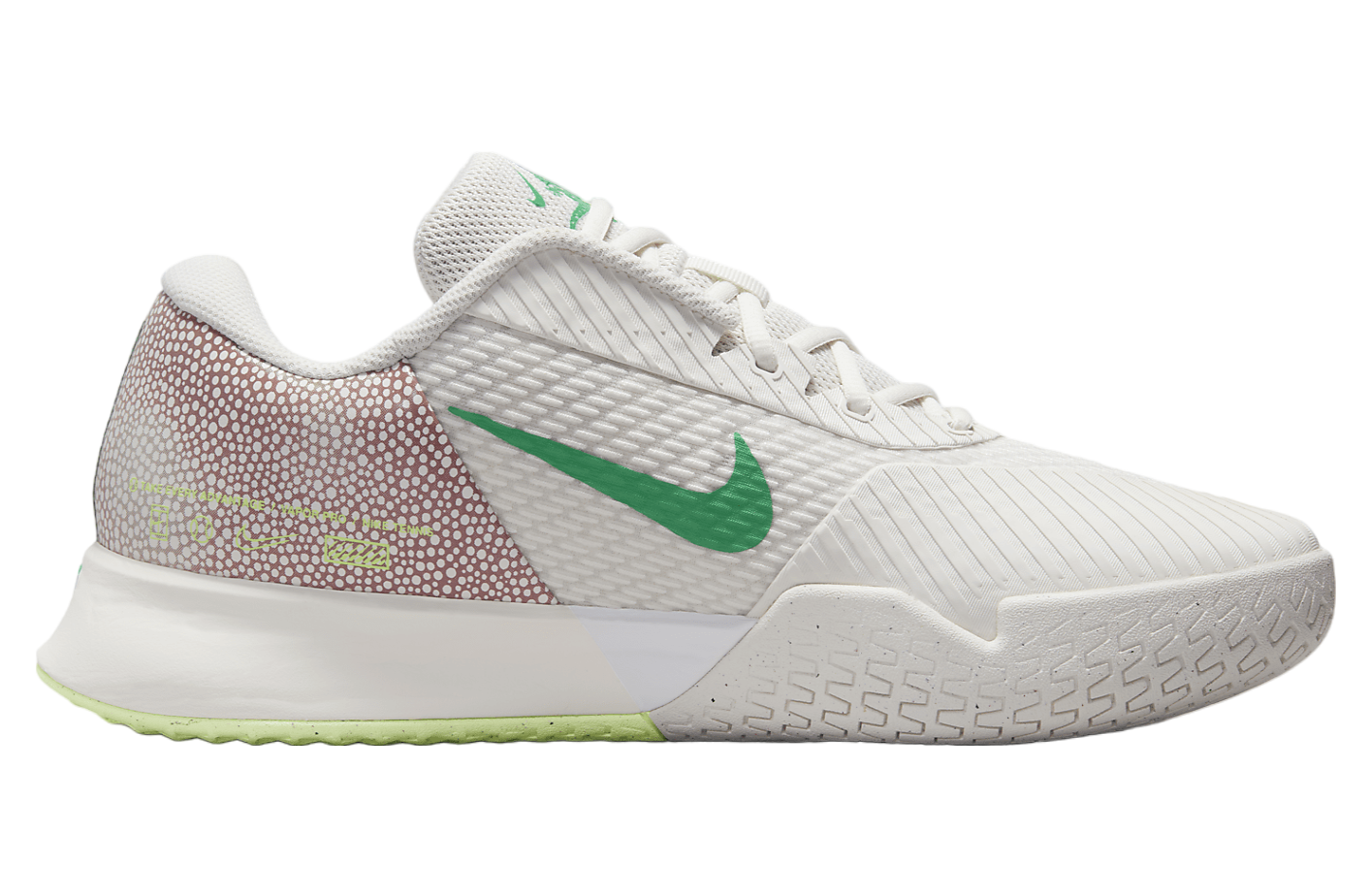 NikeCourt Air Zoom Vapor Pro 2 Premium Phantom / Stadium Green