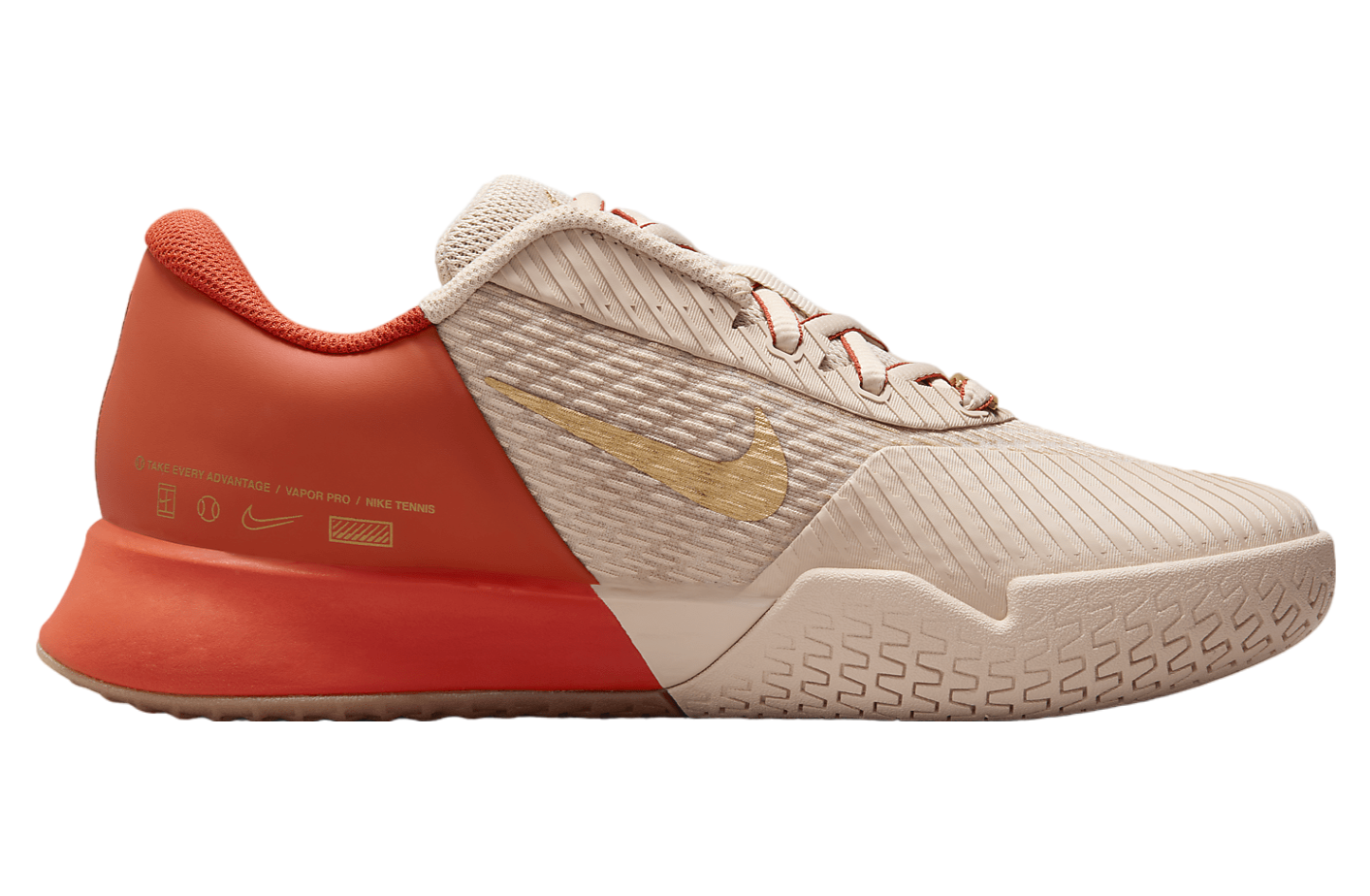 NikeCourt Air Zoom Vapor Pro 2 Premium WMNS Sanddrift / Gum Medium Brown