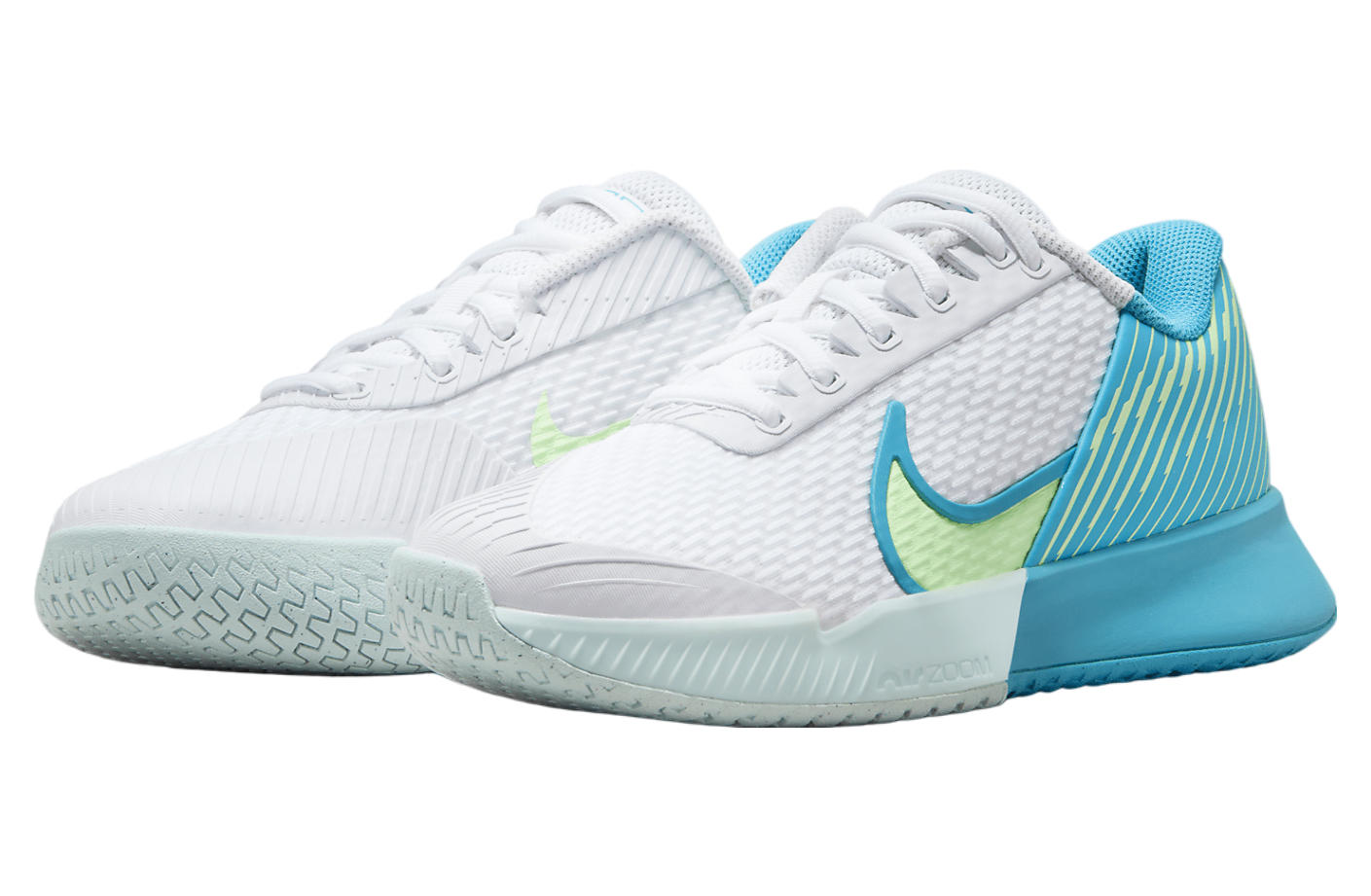 Nikecourt Air Zoom Vapor Pro 2 WMNS White / Teal Nebula (Hard Court)