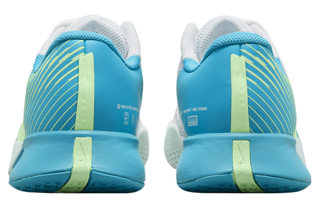 Nikecourt Air Zoom Vapor Pro 2 WMNS White / Teal Nebula (Hard Court)