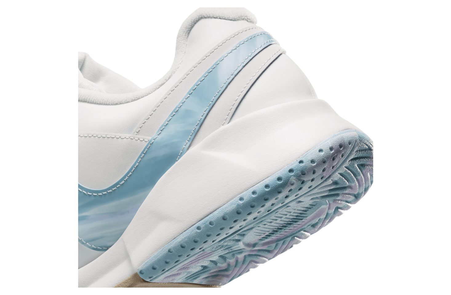 NikeCourt Lite 4 Premium Leather Summit White / Denim Turquoise (Hard Court)