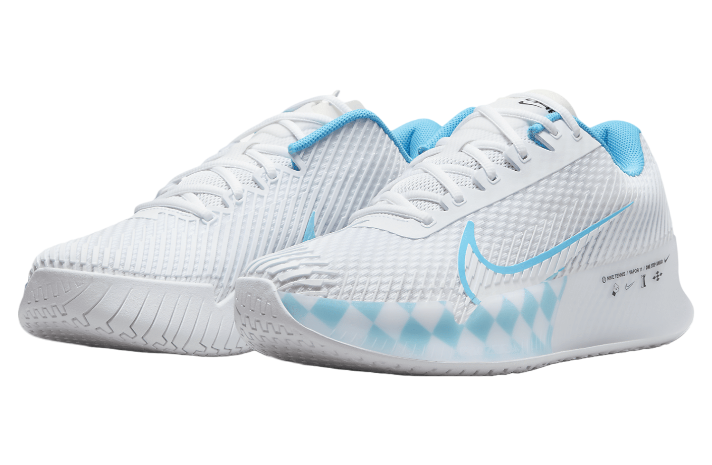 NikeCourt Vapor 11 PE White / Baltic Blue