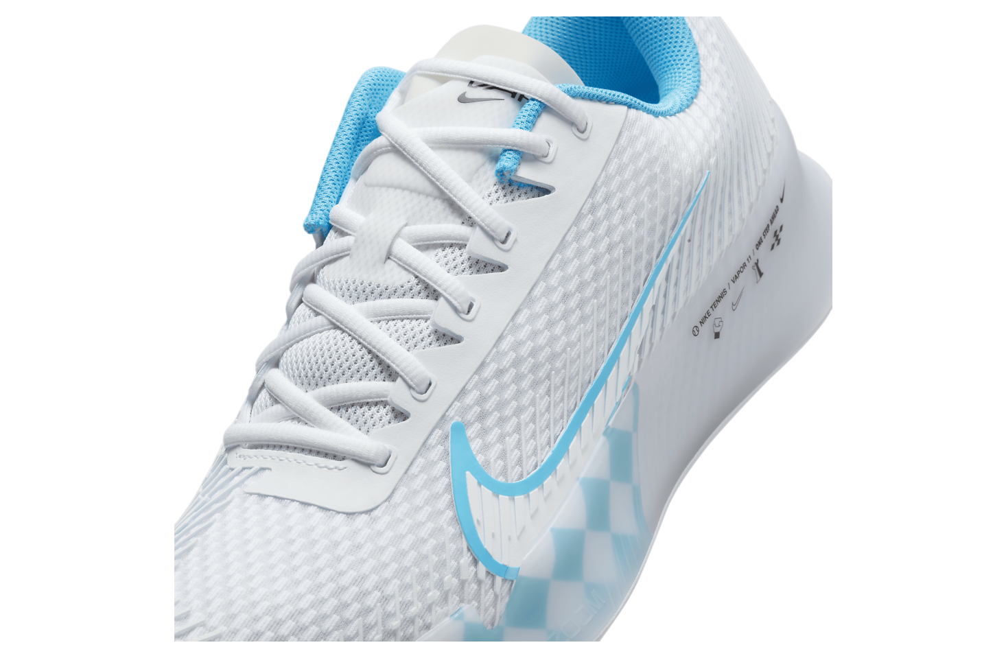 NikeCourt Vapor 11 PE White / Baltic Blue