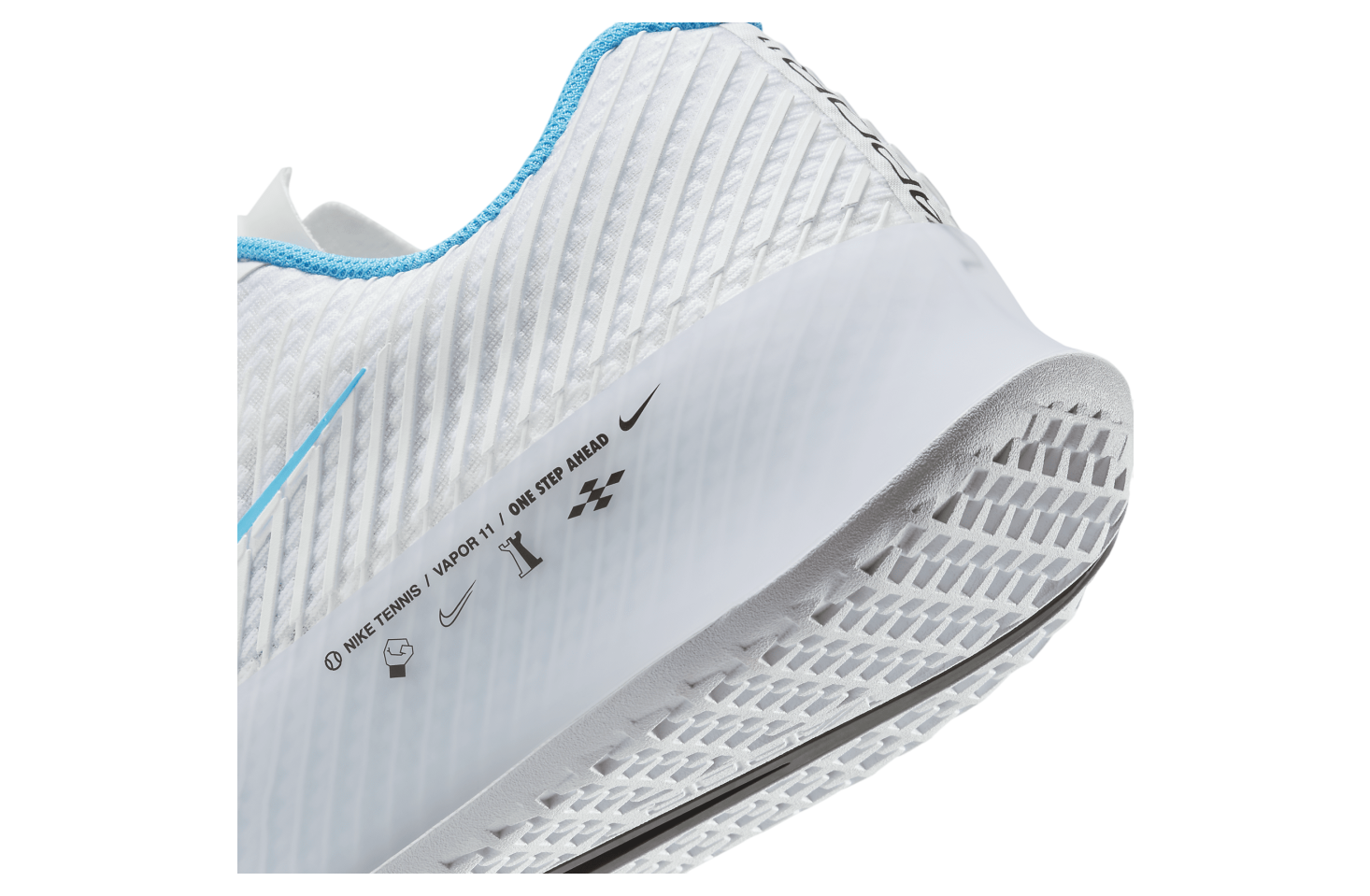 NikeCourt Vapor 11 PE White / Baltic Blue