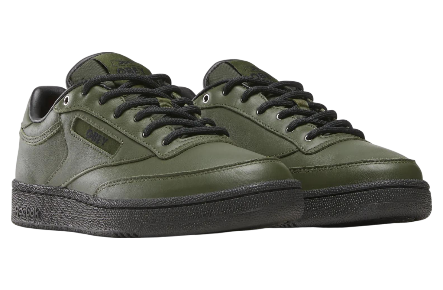 Obey x Reebok Club C 85 Green / Black