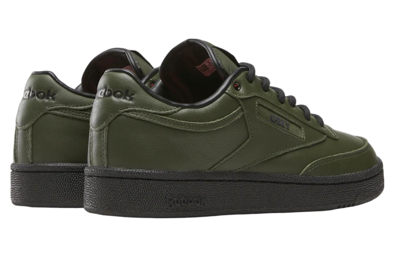 Obey x Reebok Club C 85 Green / Black