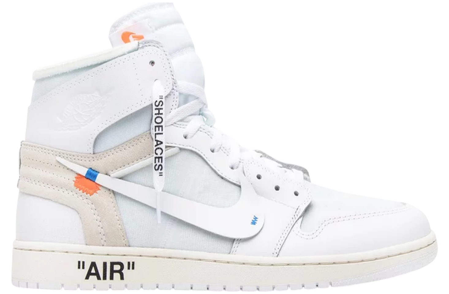 Off White x Air Jordan 1 High OG Alaska